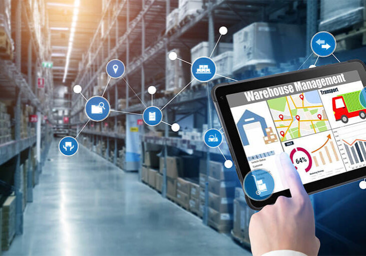 using rugged tablet in a warehouse